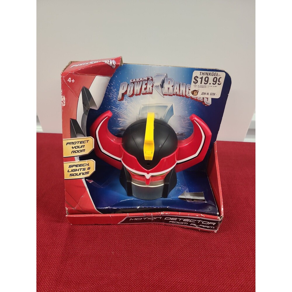 Saban's Power Rangers Mega Zord Motion Alarm Talkinh Head By ekids